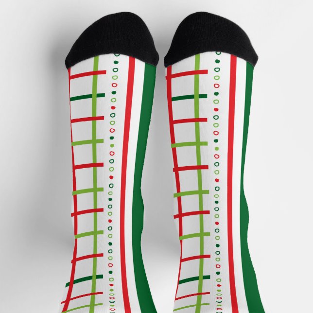 Quirky Merry Christmas Socks (Top)