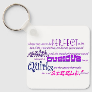 Quirky Perfecto  Keychain