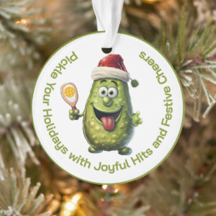 Quirky Pickle Christmas Tree Ornament