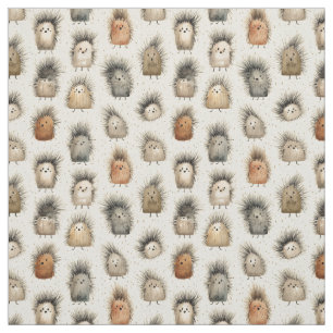 Quirky Quills: Whimsy Porcupine Fabric