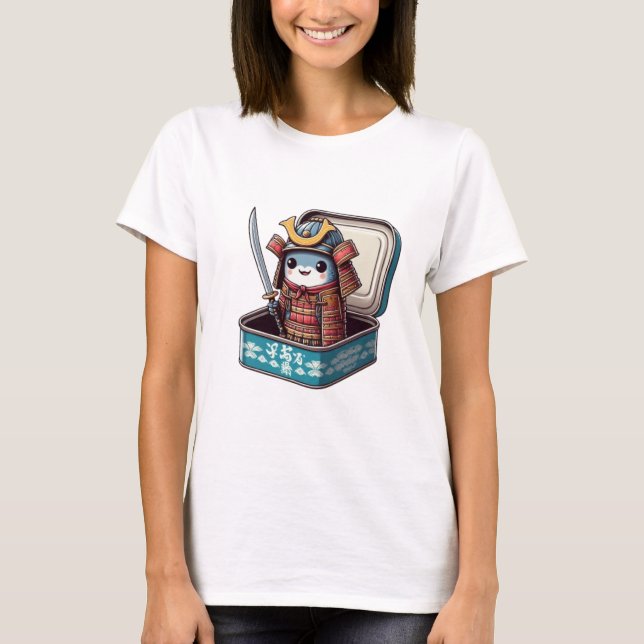  Quirky Sardine Samurai Women’s Tee (Front)