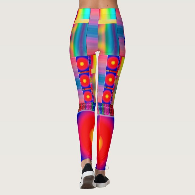 Quirky Script Leggings (Back)