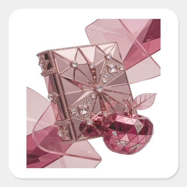 Quirky Silver Sticker Design (Front)