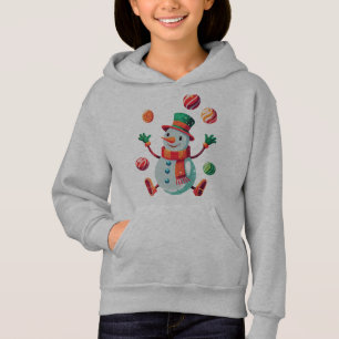 Quirky Snowman Juggling