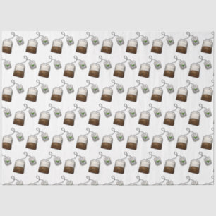 Quirky Tea Bag Pattern Tissue Paper