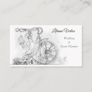 Quirky Wedding and Event Planner Business Card