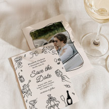 Quirky & Whimsical Cocktails Save the Date