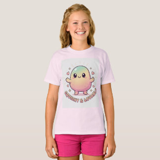 quishy & Lovable – Cute Kawaii Character Design T-Shirt