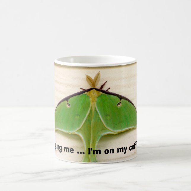 Quit Bugging Me! coffee mug (Center)