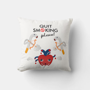 Quit smoking please cushion