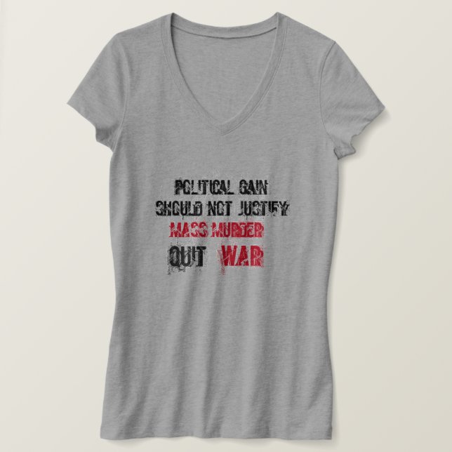 QUIT WAR T-Shirt (Design Front)