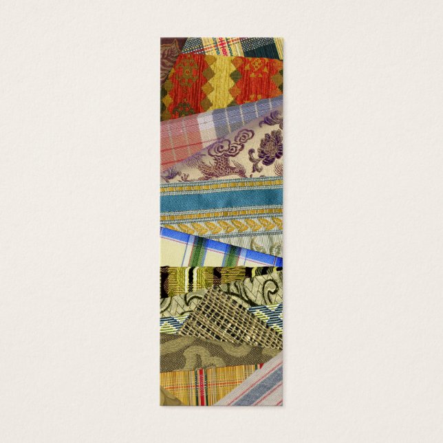 Quite Crazy Quilt Bookmark (Front)
