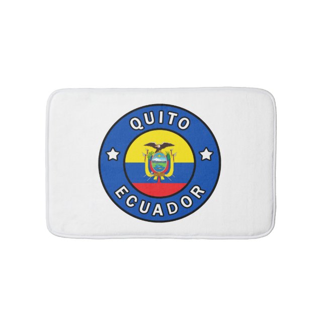 Quito Ecuador Bath Mat (Front)