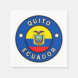 Quito Ecuador Napkin