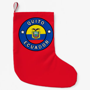 Quito Ecuador Small Christmas Stocking