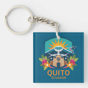 Quito Ecuador South America Key Ring
