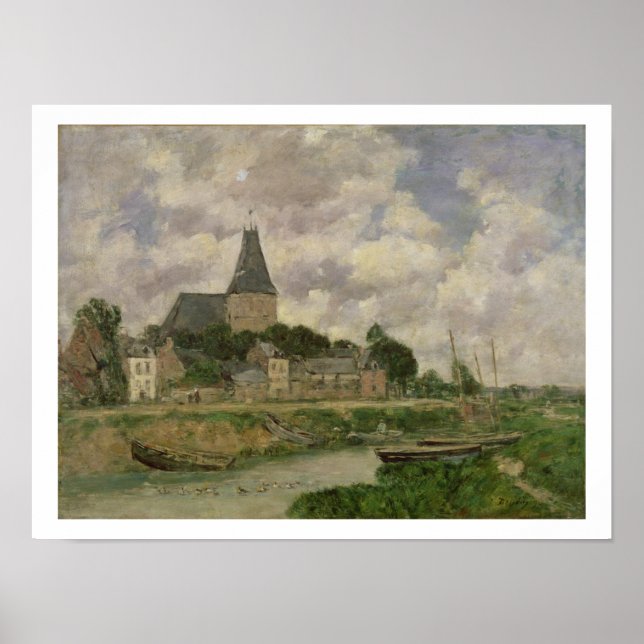 Quittebeuf, 1893 (oil on canvas) poster (Front)