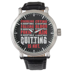 Quitting Is Not Acceptable - Workout Motivational Watch