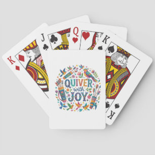 Quiver with Joy – Faith-Inspired Christian T-Shirt Playing Cards