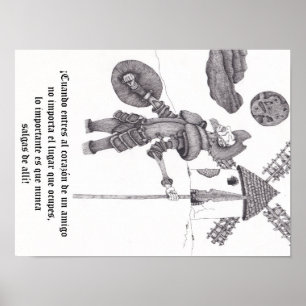 Quixote on frienship poster