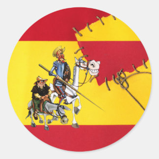 @QUIXOTEdotTV Classic Round Sticker