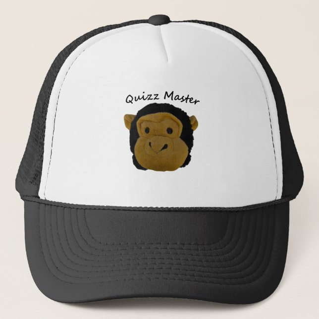 Quizz Master Trucker Hat (Front)