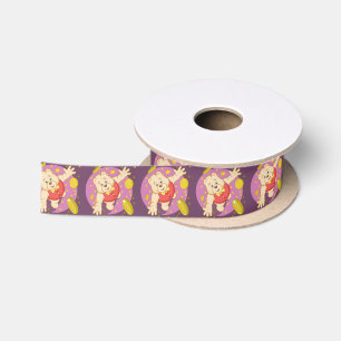 Quizzy Bear Satin Ribbon