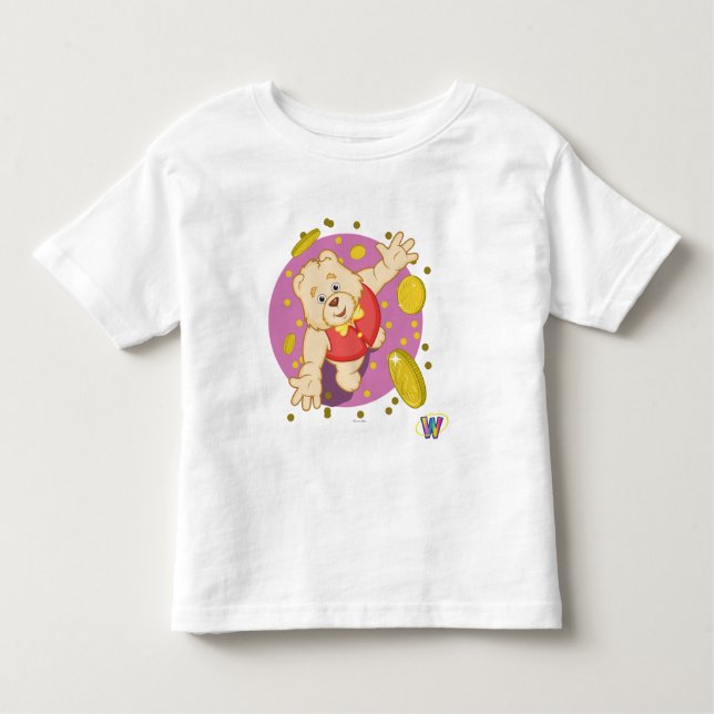Quizzy Bear Toddler T-Shirt (Front)