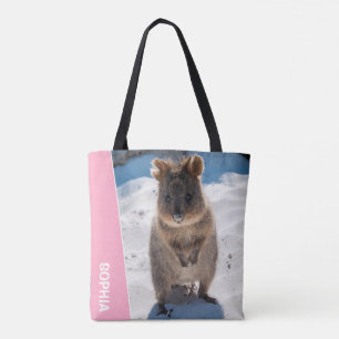 Quokka Australia Cute Animal on the Beach Photo Tote Bag
