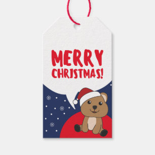 Quokka Christmas Snow Winter Animals Quokkas Gift Tags