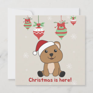 Quokka Christmas Snow Winter Animals Quokkas Invit Invitation