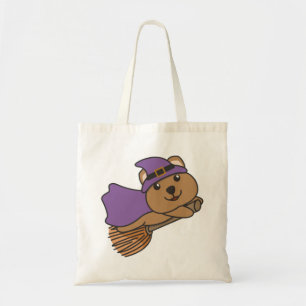 Quokka Halloween Witch Kids Witch Costume Tote Bag