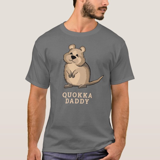 Quokka Lover Australian Custom Text T-Shirt (Front)