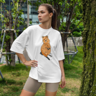 Quokka Realistic Animal  T-Shirt