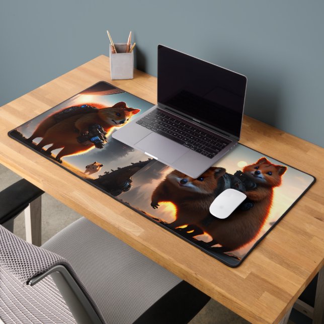 Quokka Soldiers, Computer Desk Mat (Office 2)