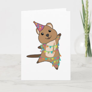 Quokka Wishes Happy Birthday To You Quokkas Card