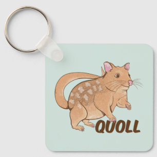 Quoll Australian Marsupial  Key Ring