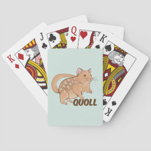 Quoll Australian Marsupial Playing Cards