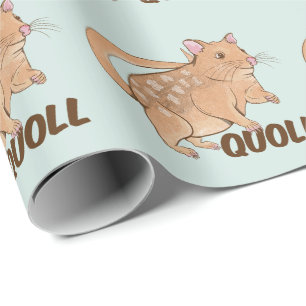 Quoll Australian Marsupial  Wrapping Paper