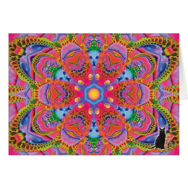 Quorum Kaleidoscope Greeting Card (Front Horizontal)