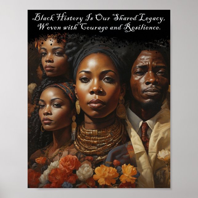 Quotation Black History Month Poster (Front)