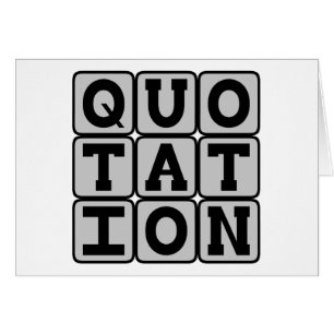 Quotation, Famous Words