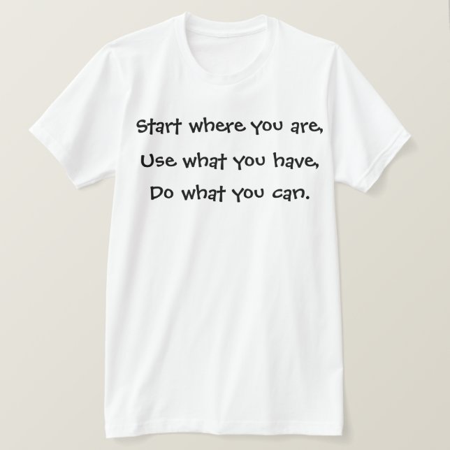 Quotation of success T-Shirt (Design Front)
