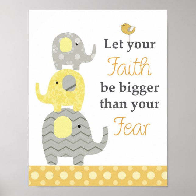 Quotation wall art for nursery and kids rooms (Front)