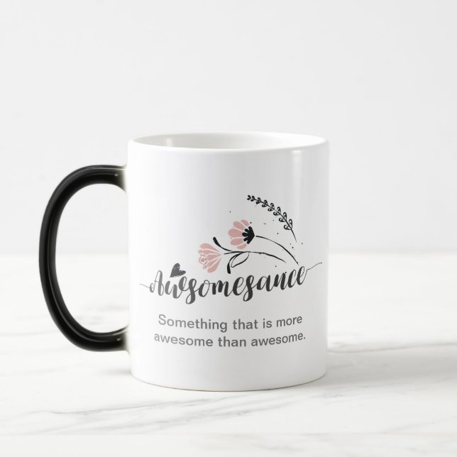 Quote Awesome Sauce Magic Mug (Left)