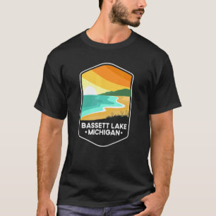 Quote Bassett Lake Loon Michigan T-Shirt