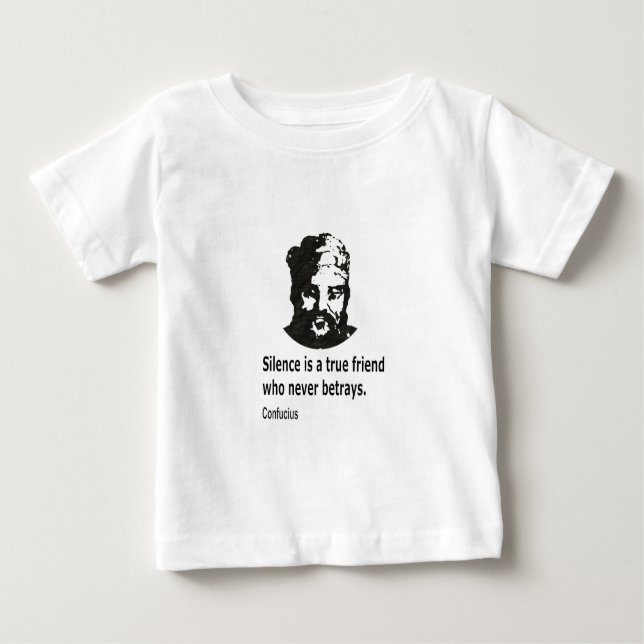 Quote By Confucius Baby T-Shirt (Front)