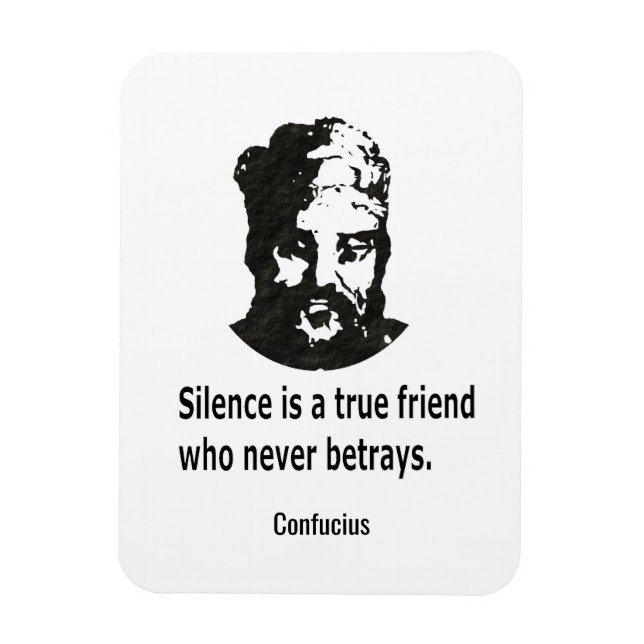 Quote By Confucius Magnet (Vertical)