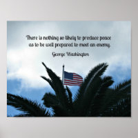 Quote by George Washington about preserving peace.