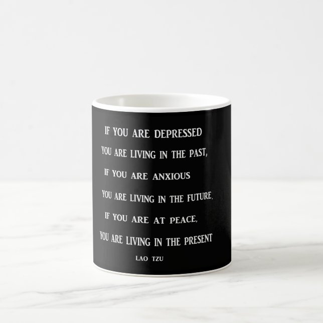Quote by Lao Tzu Coffee Mug (Center)